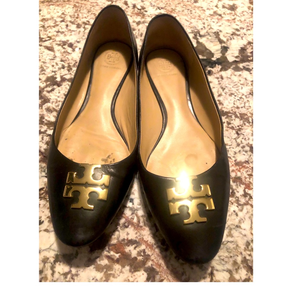 Black Tory Burch Flats